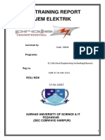 Projem Electric Report