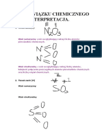 Wzór Związku Chemicznego I Jego Interpretacja