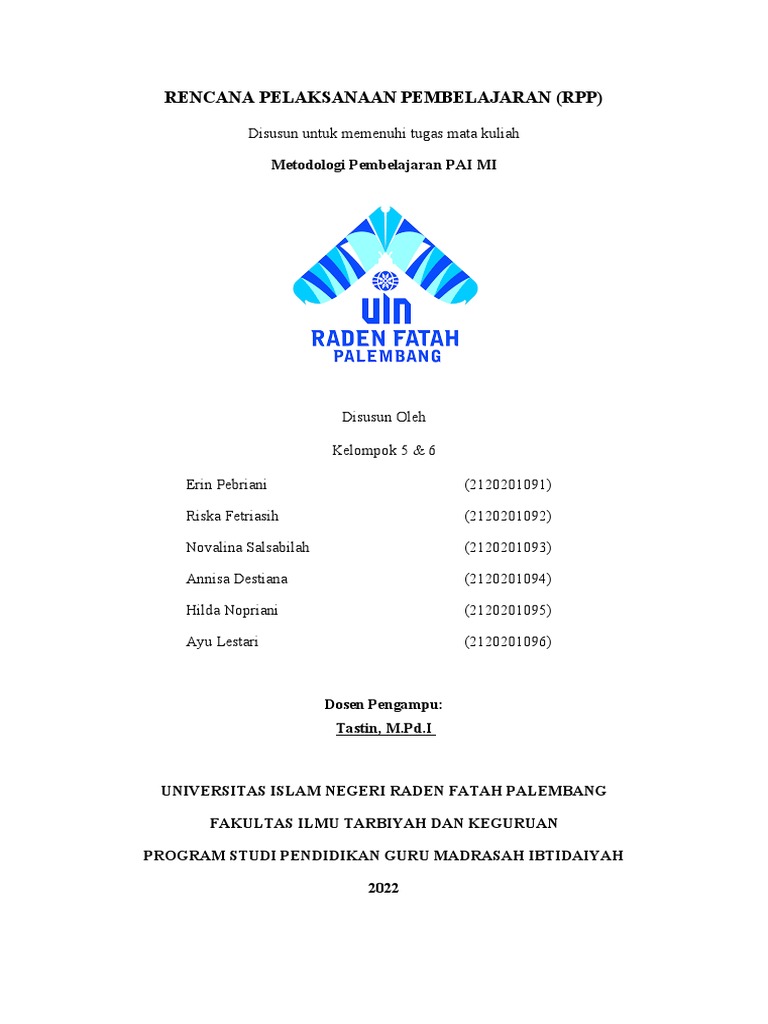 RPP Pembelajaran Tata Cara Berwudhu | PDF | Karier & Perkembangan