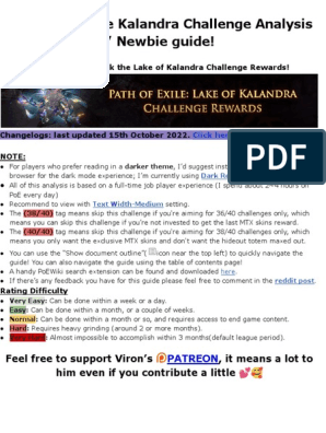 Complete PoE Lake of Kalandra Challenge Guide – PlayerAuctions Blog