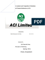 Marketing Mix (4P's) Analysis and Competitors Evaluation: A Study On Advanced Chemical Industries (ACI)