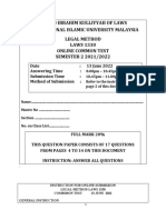 Legal Method Common Test FINAL 13 June 2022