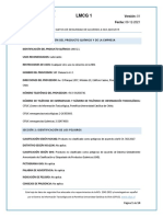 LMCG 1 Hoja de datos de seguridad lubricante