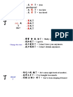 usage of 了le 