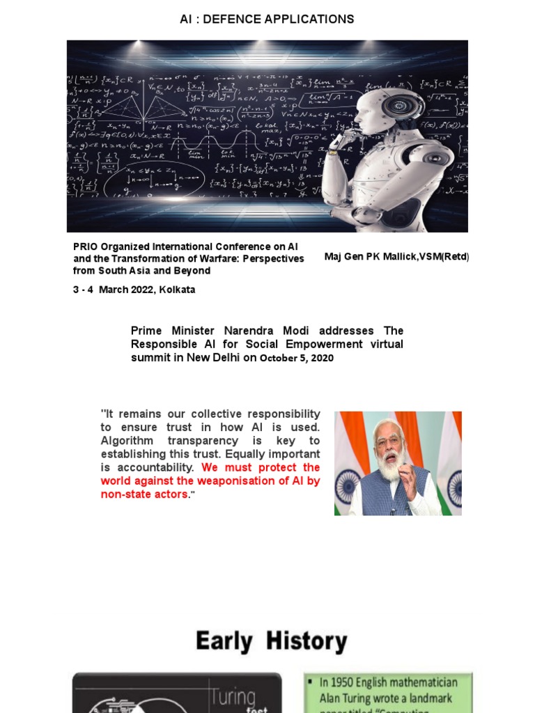 AI in Defense: Transforming Warfare | PDF | Intelligence (AI ...
