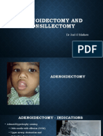 Adenoidectomy and Tonsillectomy