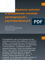 Kara Pozbawienia Wolno Ci W Perspektywie Rozważań