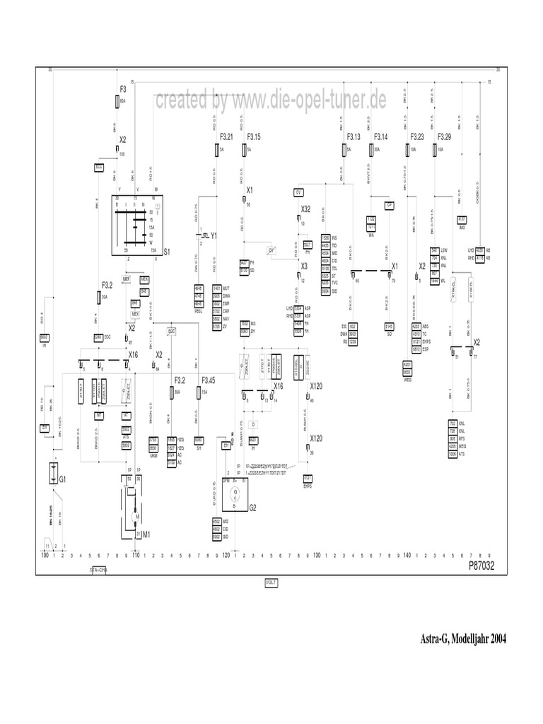 Opel Astra G Wiring Diagram Guide PDF