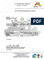 Carta Certificado EFAM