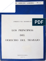 Americo Plá. Los Principios Del Derecho Del Trabajo