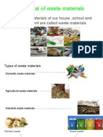 Disposal and management of waste materials