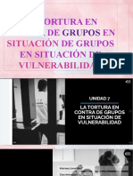 LA TORTURA EN CONTRA DE GRUPOS EN SITUACIÓN DE VULNERABILIDAD