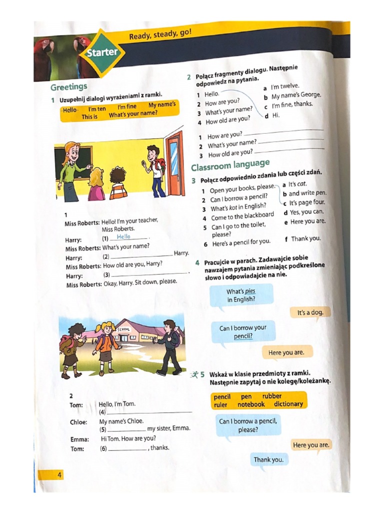 Junior Explorer 4 Unit 6 Test Junior Explorer Klasa 4 | PDF