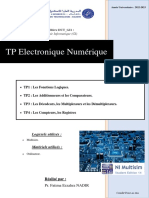 TP Electronique Numérique Pr. NADIR GI VF