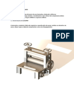 Laminadora projetada para deformar chapas metálicas de 1000mm de largura e 100mm de espessura