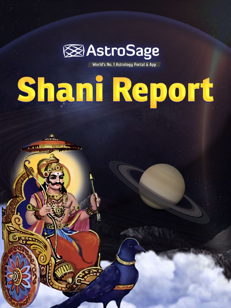 Sade Sati Report PDF Planets In Astrology Horoscope