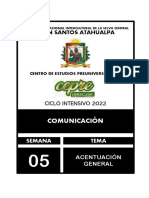 Semana 5 - Comunicación - Acentuación General