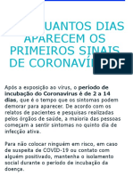 Primeiros Sintomas Da COVID-19 Sinais Do Coronavírus No Corpo Alta