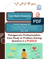 PT Case Studies Scenarios