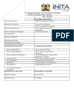 Comparison of Trades/Skilled Occupations by DIT Uganda and NITA Kenya