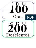 Numeros Del 100-1000