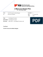 2022 Mexican Grand Prix - Car Display Procedure