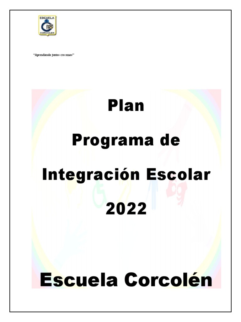 Plan de Inclusión 2022 | PDF | Inclusión (Educación) | Método de enseñanza