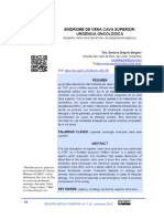 Vista de Síndrome de Vena Cava Superior - Urgencia Oncológica - Revista Medica Sinergia