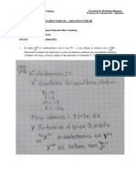 Examen Parcial de Quimica (II) Desarrollado