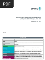 Report On The Capacity, Demand and Reserves (CDR) in The ERCOT Region, 2023-2032