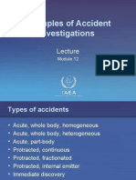 Module 12 - Examples of Accident Investigations - Examples