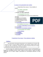 Erreur Aléatoire Et Systématique