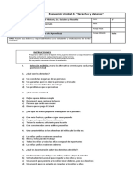 Evaluación Derechos y Deberes