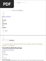Download Rocknrolla Personal Blog Design Tutorial by Nguyen  Xuan Phaps SN61114648 doc pdf