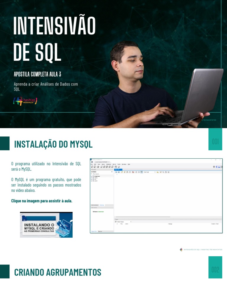 Apostila Aula 3 | PDF | Tabela (banco de dados) | Bancos de dados
