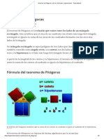 Teorema de Pitágoras - Qué Es, Fórmulas y Aplicaciones - Toda Materia