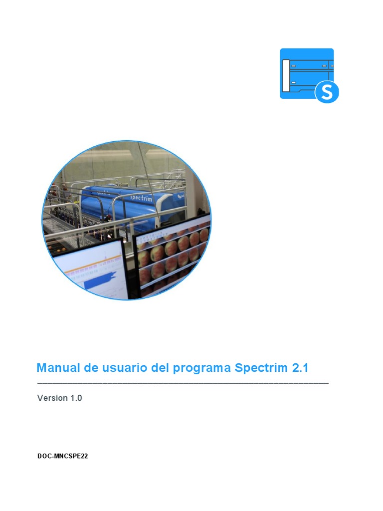 Spectrim V2.1 User Manual V1.0-ES | PDF | Ventana (informática ...