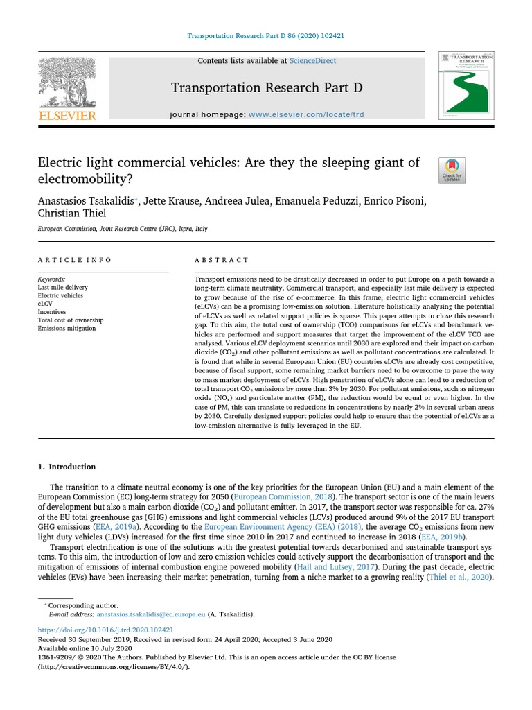 Electric Vehicle and Air Pollution PDF Electric Vehicle Plug In