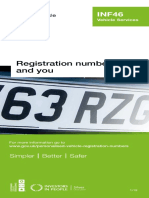 Inf46 Registration Numbers and You