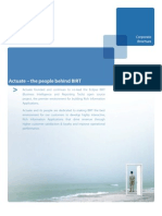 Actuate - The People Behind BIRT: Corporate Brochure
