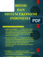 Bisnis & Sistem Ekonomi Indonesia