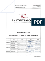 (PR-GSCS-06) 00 Servicio Control Concurrente