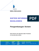 Modul Sistem Informasi Manajemen (TM7)