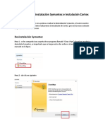 Manual Desintalalción Symantec e Instalación Cortex