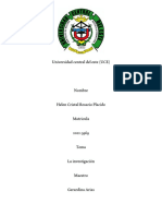 Analis de La Investigacion