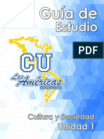 Unidad 1. Cultura y Sociedad