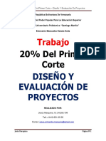 Trabajo - 20% Primer Corte - Diseño y Evaluacion de Proyectos