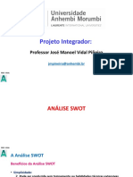 Análise SWOT para projeto sobre análise SWOT