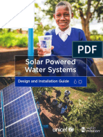 Solar Powered Water Systems Design and Installation Guide - Water Mission - UNICEF