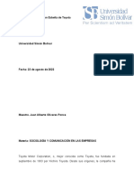 Sistema de Produccion Esbelta de Toyota Sociologia